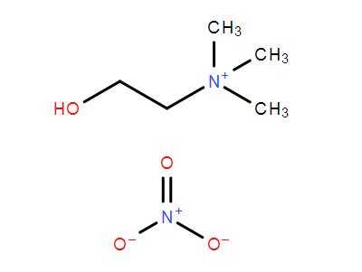 2-hydroxy-N,N,N-trimethylethanaminium nitrate